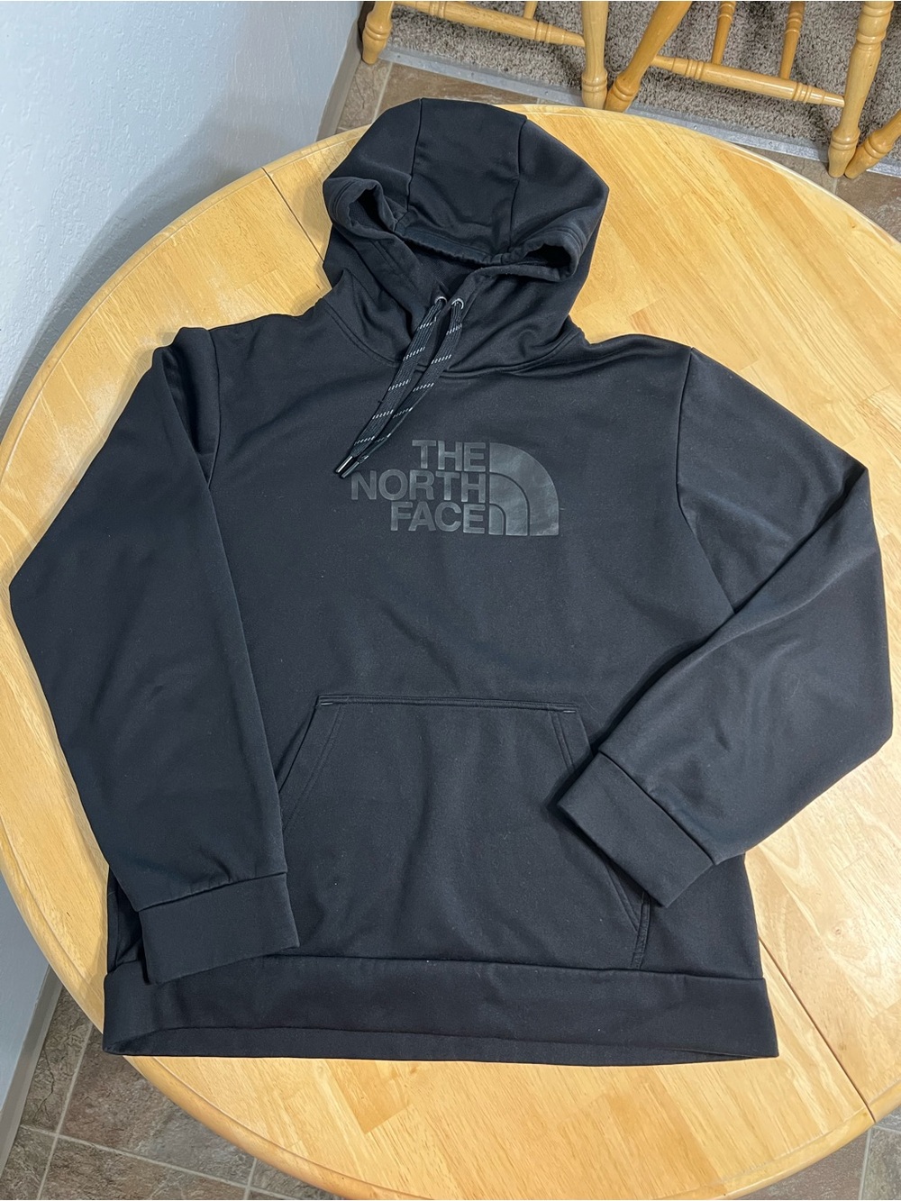 The North Face Black Pullover Hoodie with Logo